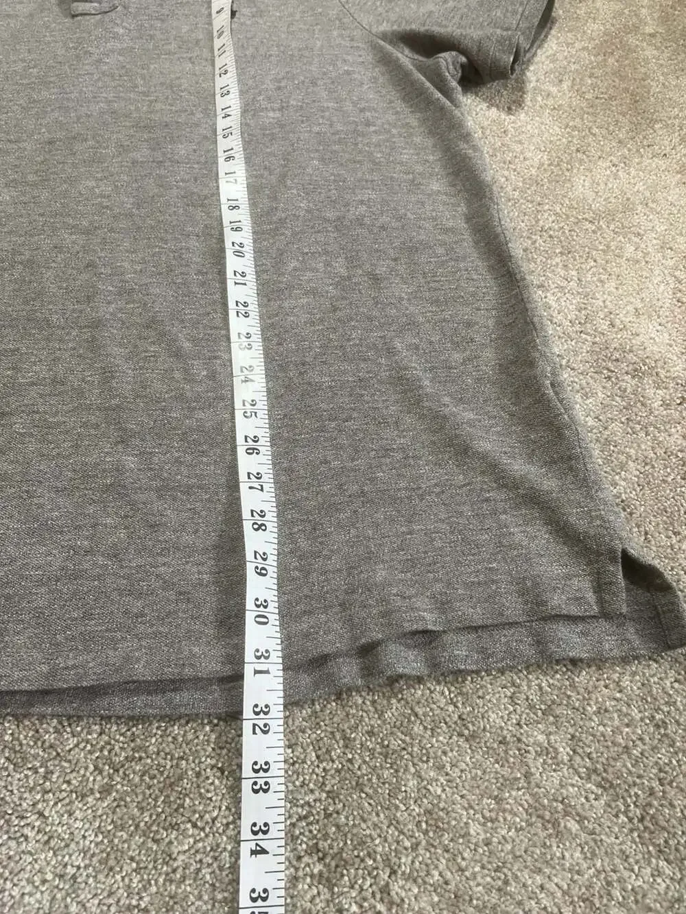 Polo Ralph Lauren Classic Fit Short Sleeve Polo Shirt Gray Heather
